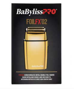 BABYLISS PRO GOLD FX02 CORDLESS METAL DOUBLE SHAVER (NEW)
